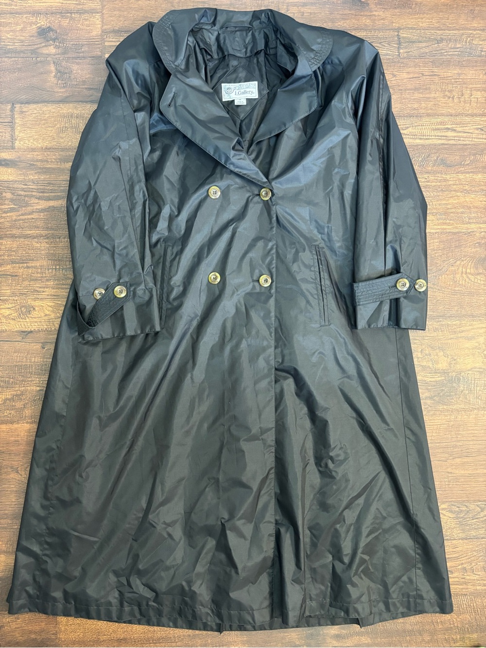 Vintage J. Gallery Trench Coat Womens 14
